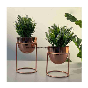 Mini Decoración de mesa interior, maceta de oro rosa para dormitorio y sala de estar o decoración de oficina - Product Image 3