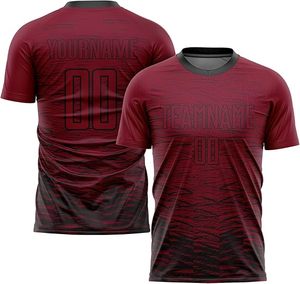 Uniforme de Fútbol Personalizado de Primera Calidad, Impresión Digital, Transpirable, Manga Corta, Conjunto de Camiseta de Fútbol Unisex para Clubes - Product Image 5