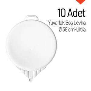 ชุดแผ่นป้ายจราจรสะท้อนแสงแบบกลมพิเศษขนาด 38 ซม. จำนวน 10 ชิ้น - Product Image 1