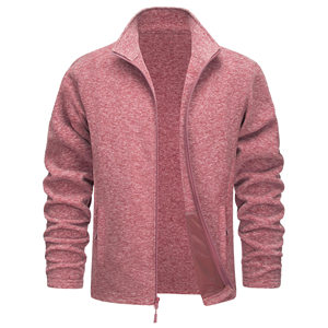 Men's Solid Color Stand <b>Collar</b> Plus Size Fleece Thickened Warm <b>Jacket</b> Plus Cotton Warm <b>Jacket</b> For Men High Quality Design <b>Jacket</b> - Product Image 1