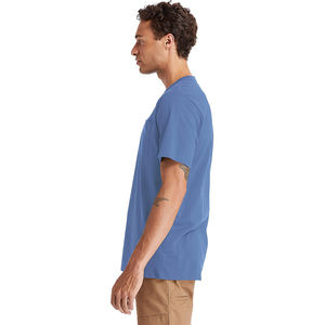 เสื้อยืดแขนสั้นผู้ชายผ้าฝ้ายเนื้อบางเบา OEM เสื้อผ้าลำลอง โรงงานผู้ผลิต ขายส่ง - Product Image 4