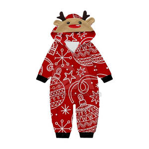 Unique Christmas Hooded <b>Romper</b> <b>Pajama</b> Sets Perfect for Holiday Sales Trendy Christmas Hooded <b>Romper</b> <b>Pajama</b> Sets - Product Image 5