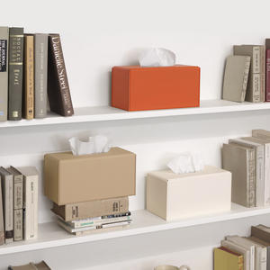 [FENICE] Estuche de pañuelos contemporáneo (250*130*135mm) Soporte de pañuelos redondo de confort Premium Diseño espacioso Impermeable Multiusos - Product Image 2