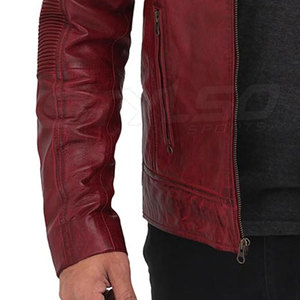 STYLSO SPORTS TT-502 Veste en cuir pour homme, prix de gros OEM, nouvelle mode, respirante, col mandarin, hiver, style urbain - Product Image 5