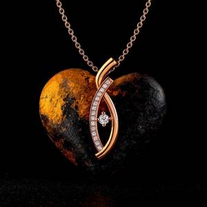 Pendentif charme infini en argent sterling 925 plaqué or Kanta Gems, pavé de CZ, élégant, minimaliste, collier chrétien unisexe - Product Image 3