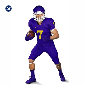 Conjunto de Uniforme de Fútbol Americano Estampado, Cómodo y Duradero, Pantalones Cortos con Patrón 3D, 100% Poliéster, Secado Rápido, Transpirable, Talla Grande - Product Image 6