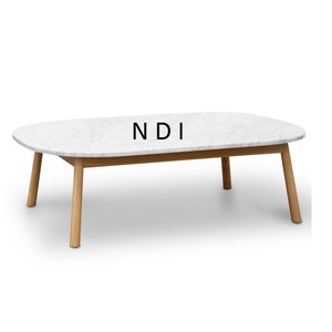 ท็อปไม้พร้อมฐานเหล็กโต๊ะกาแฟดีไซน์ใหม่ล่าสุดสำหรับร้านอาหารและร้านกาแฟเฟอร์นิเจอร์บ้านโรงแรมสวน - Product Image 6