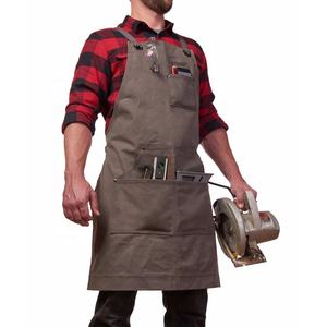 Delantal de alta resistencia personalizado, delantal de lona impreso para cocinar y hornear, con dos bolsillos - Product Image 3
