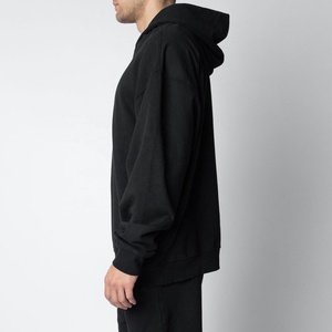 Sudadera Unisex con Bolsillos Ocultos Laterales Personalizados Sin Cuerda Sudadera con Capucha Boxy Lavado con Ácido Peso Pesado French Terry Sudadera con Capucha de Gran Tamaño - Product Image 5