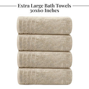 Luxury 100% Cotton <b>Bath</b> <b>Towels</b> for Bathroom 30x60 Inches Super Soft <b>Large</b> and Fast Drying for Everyday Use - Product Image 6
