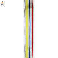 Taille personnalisée tresse métallique or ruban de garniture large plat français lingot fil mylar soie/coton longue longueur robes de cérémonie