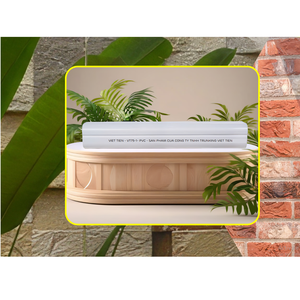 Cubiertas decorativas para tubos de aire acondicionado, conductos de PVC de 7565mm, cubiertas para tubos, acondicionadores de aire, decoración de calidad, fácil instalación - Product Image 1