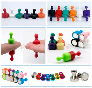 Colorful Strong Neodymium Magnet Push Pins Whiteboard Thumbtack Pin Cones Permanent <strong>Magnetic</strong> Whiteboard Magnets - Product Image 5