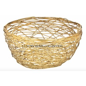 Stylish New Wooden Rattan Fruits and Bread <b>Basket</b> Perfect for <b>Displaying</b> Fresh Bread and Fruits in a Charming Manner - Product Image 2