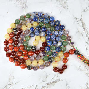 Collier Jaap Mala en pierre de cristal naturelle 6 mm 108 perles pour unisexe - Product Image 3