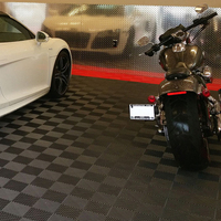 Anti-Rutsch-Kunststoff-Verriegelung Parkplatz Waschen Garage Fliesen Indoor Spleiß gitter 4s Shop Drainage Waschen Boden Gitter platte