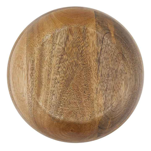 Tazón Redondo de Madera de Gran Tamaño con Estampado de Esmalte para Servir, Mezclar Ensaladas y Sopas, Hecho a Mano y Personalizado - Product Image 4