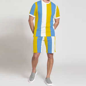 Good Quality <b>Men</b> <b>Summer</b> Set T-<b>shirt</b> with Matching Shorts Sets <b>for</b> <b>Men</b> T <b>Shirt</b> and Short Set <b>Men</b> 100% Cotton OEM Services - Product Image 3