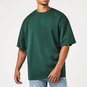 T-shirts vierges 100 % coton de haute qualité, T-shirts épais et oversize à col rond pour hommes - Product Image 4