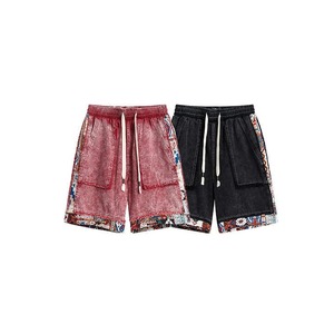 Shorts en toile respirants et écologiques taille mi-haute pour homme, séchage rapide, confortables et décontractés, été 2025 - Product Image 1