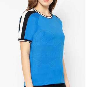 Women's Summer Cotton <b>T</b>-<b>Shirt</b> Wholesale Custom Made Breathable and Eco-Friendly Available in Multi-Colors - Product Image 2