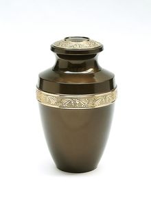 Hot Selling Cremation Urn Funeral Supplies Urns Human Ashes Metal Indian Handicraft Manufacturers at Wholesale Price for Export - Product Image 3