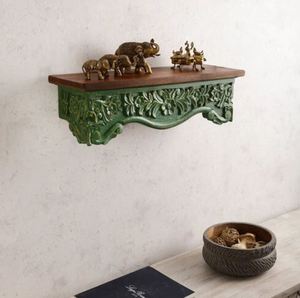 Wall bracket wood fancy <b>shelf</b> wall mounted storage <b>shelves</b> for home hotels living room kitchen bathroom home decor accessories - Product Image 6