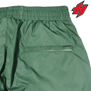 Pantalon coupe-vent de sport de fitness en nylon pour hommes salopette brodée avec cordon de serrage extensible multi-poches pour le sport vente en gros - Product Image 4