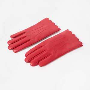 Respirant anti-dérapant mode gants en cuir pour femmes été hiver doux trucs confortable porter plein doigt gants de Sport de plein air - Product Image 6