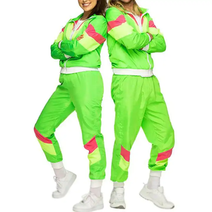 Conjuntos de ropa de calle de verano de dos piezas de diseño personalizado de alta calidad Chándal cortavientos informal de talla grande Directo de fábrica - Product Image 6