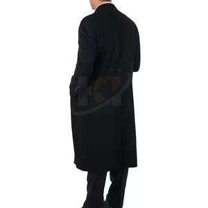 Manteau long d'hiver de haute qualité au prix de gros 2025 nouveau manteau de laine pour hommes personnalisés pour adultes - Product Image 4