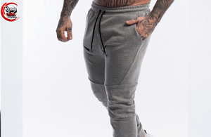 Pantalones Deportivos de Alta Calidad, 50% Algodón, Estilo Casual, Joggers para Hombre, Cintura Elástica, Compresión, Tipo Leggings - Product Image 5