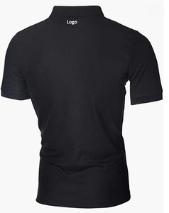 Men's Fashion Personality Casual Slim Short Sleeve Pockets 100 % Polyester <b>Polo</b> Shirt for Men - Product Image 4