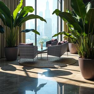 Juego de sofás de mimbre para todo tipo de clima para jardín al aire libre, muebles de ocio para Hotel, patio, comedor, fábrica de Vietnam - Product Image 3