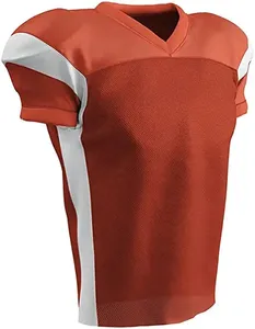 Maillot de football américain personnalisable en gros, respirant, grande taille, manches courtes, haute qualité, nouveau design - Product Image 4