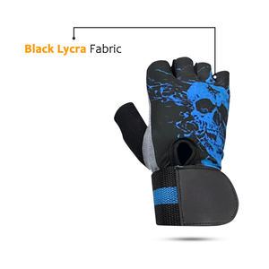 Venta al por mayor guantes de levantamiento de pesas guantes de gimnasio para ejercicio gimnasio fitness con guantes de Palma de refuerzo en cuero sintético - Product Image 2