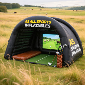 Pratique <span class=keywords><strong>Golf</strong></span> Club Net Cage Gonflable <span class=keywords><strong>Golf</strong></span> Simulateur Tente Formation En Plein Air Conduite Frapper Écran Gonflable Tente <span class=keywords><strong>Maison</strong></span> - Product Image 2