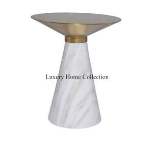 Métal plaqué brillant couleur or Table d'appoint moderne de créateur Table basse faite à la main Maison Hôtel et Restaurant Meubles décoratifs - Product Image 4