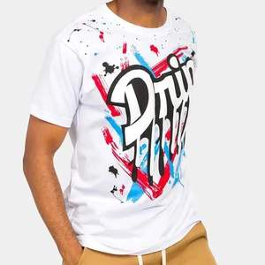 Vente en gros OEM T-shirt de gym décontracté pour hommes conception personnalisée bouffée imprimé surdimensionné vêtements de sport légers vêtements de fitness décontractés - Product Image 2