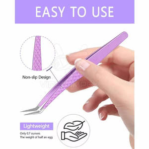 Nouveauté : Pinces à cils sans pointe en fibre, qualité supérieure, pinces à cils sans pointe en fibre à vendre - Product Image 2