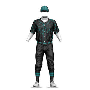 Ensemble d'uniformes de baseball pour adultes, fournisseur direct d'usine, à vendre, uniforme de baseball en stock fabriqué en tissu doux de haute qualité - Product Image 2