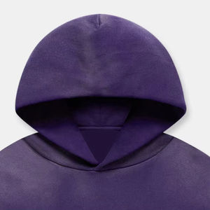 Sweat-shirt décontracté en tissu doux personnalisable, sweat-shirt décontracté pour homme, lavage à l'acide, basique, coton mélangé, tendance, sweat-shirt délavé à l'acide en différentes couleurs - Product Image 3