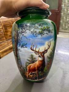 Urna de cremación de aluminio, recuerdo, contenedor de cenizas humanas conmemorativas, tarro, maceta, urnas funerarias para entierro - Product Image 6