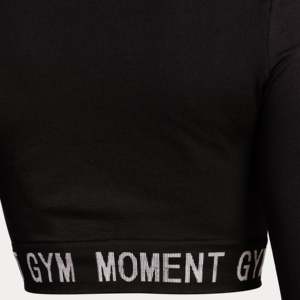 เสื้อครอป ArmourFit สีดำ ระบายอากาศได้ดี น้ำหนักเบา ชุดกีฬา ไซส์พลัส สำหรับออกกำลังกาย ดีไซน์แฟชั่น ผ้ายืดสแปนเด็กซ์ เหมาะสำหรับฤดูร้อน/ฤดูหนาว - Product Image 5