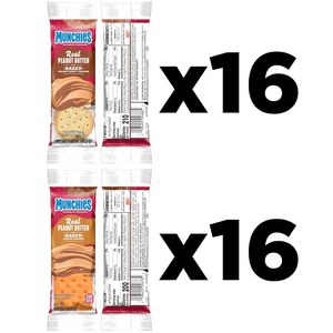 Munchies Sandwich Crackers, Assortiment de biscuits au beurre de cacahuète (Lot de 4, 32 unités) - Product Image 6