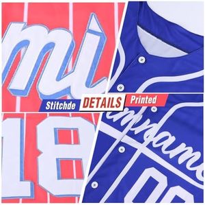 Eiteehkr Custom Baseball Jersey <b>for</b> Men,Women, &Youth-Button Down Sports T-Shirt with Stitched or Printed Team Letters & <b>Numbers</b> - Product Image 4