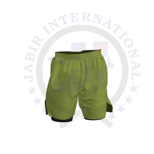 Pantalones cortos de secado rápido de alta calidad con estampado personalizado 100% pantalones cortos de playa de malla de poliéster cintura elástica tejido impermeable característica - Product Image 1