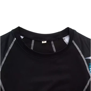 Top tendance vêtements de Compression éruptions cutanées pour hommes Logo personnalisé Sublimation imprimé col rond extensible éruptions cutanées sur les meilleurs prix - Product Image 3