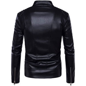 Chaqueta de Cuero para Hombre, Estilo Personalizado con Logotipo, Precio Más Vendido, Temporada de Invierno, Lona Ecológica, Transpirable, para Montar al Aire Libre, Cálida - Product Image 3