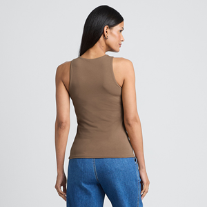 Tendance Femmes Débardeur Haute Qualité Bangladesh OEM Personnalisable Fit Casual Wear Élégant Respirant Coton Conception - Product Image 3